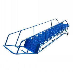 Industrial Mobile Access Steps 550mm Wide Knock Down